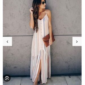 Striped Maxi Dress